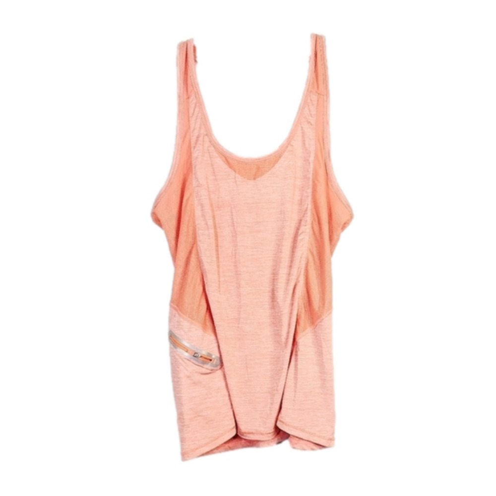 Athleta forerunner tank orange size medium racerback